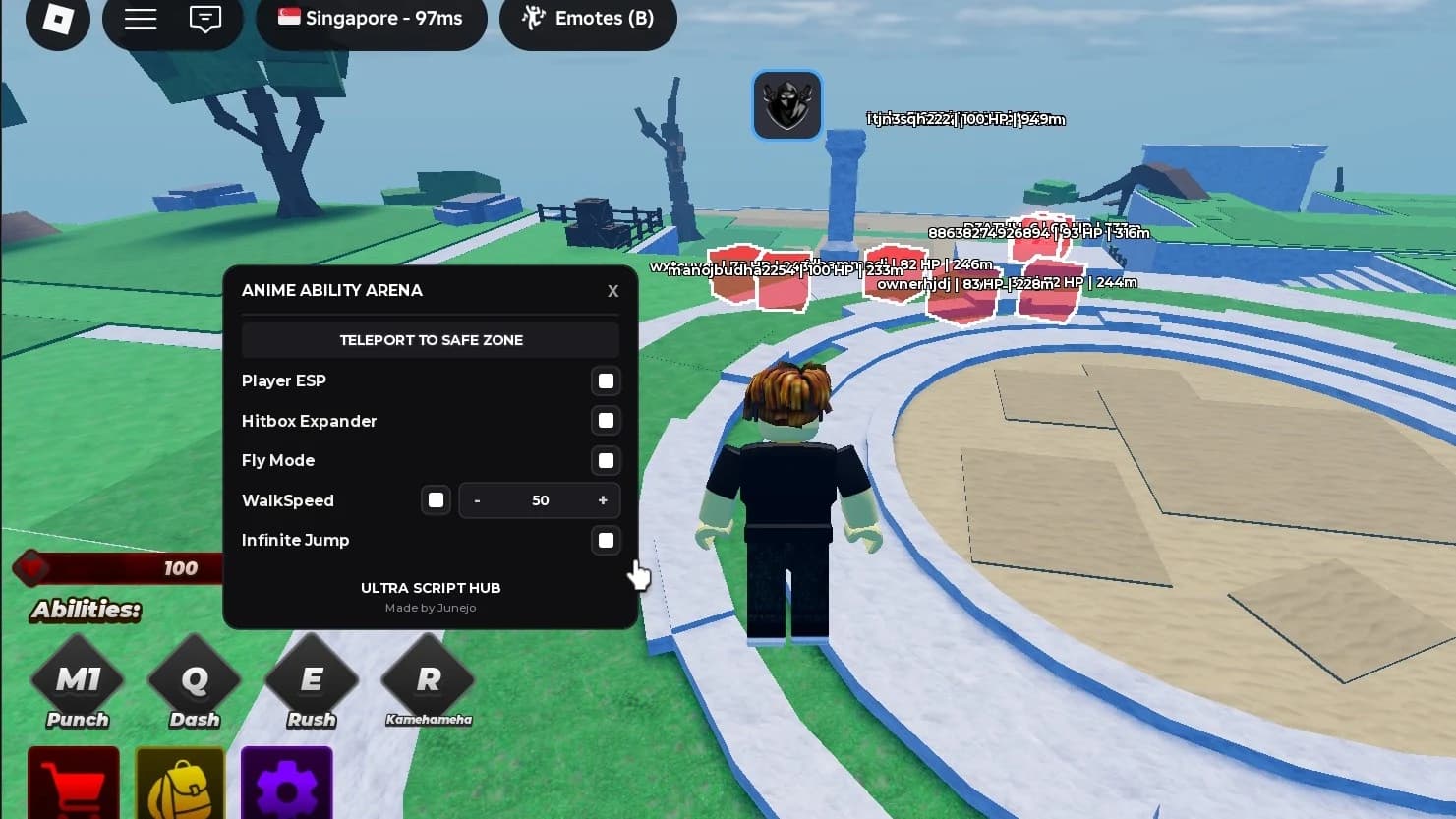 kill aura, auto farm , anti void walkpseed, , auto attack ,