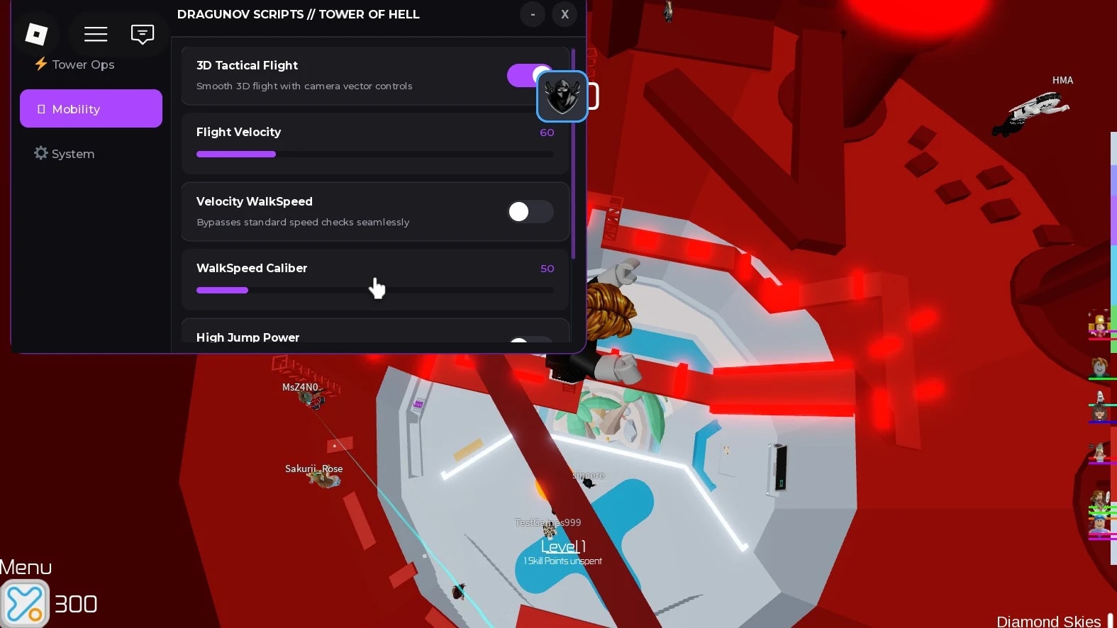 Instant Auto Win, God Mode Anti-Kill, 3D Air Flight