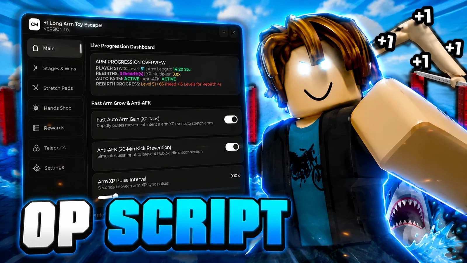 AUTO WINS + AUTO XP GAINS+ AUTO UPGRADE + AUTO BUY + MORE