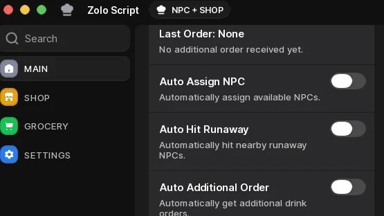 Karinderya Zolo Script SUPER OP