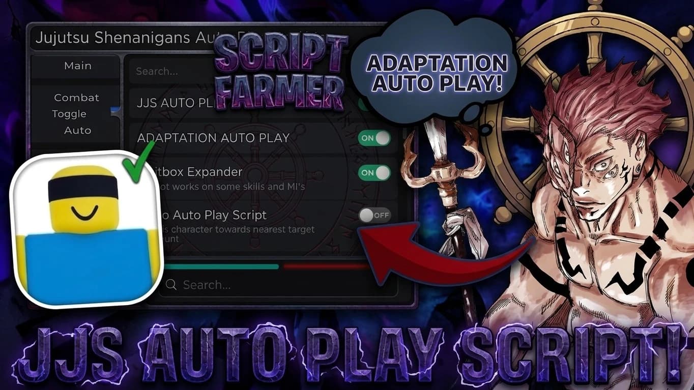 Jujutsu Shenanigans Auto Play Script