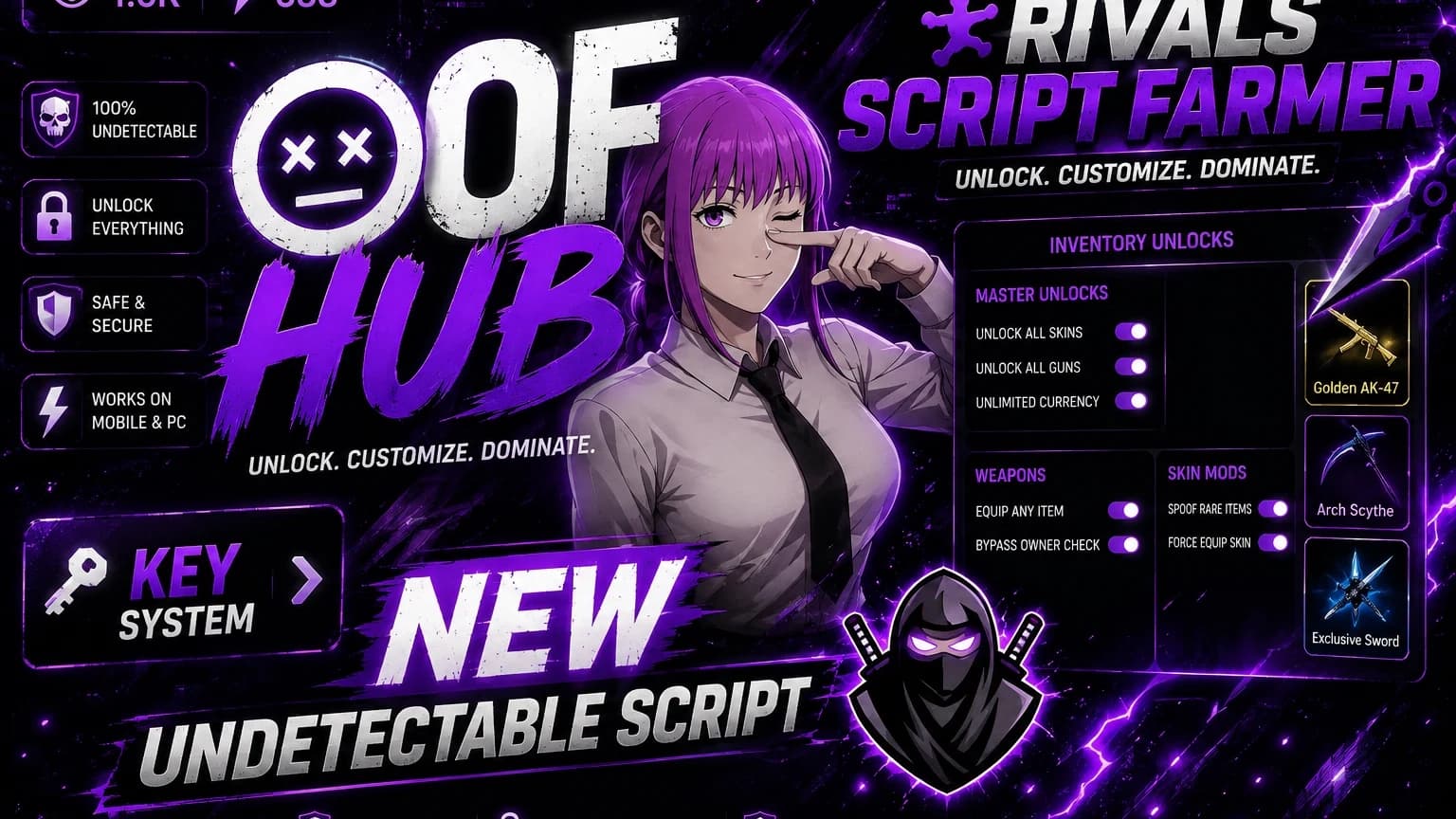 OOF Hub | Rivals GODMODE RAGE BOT