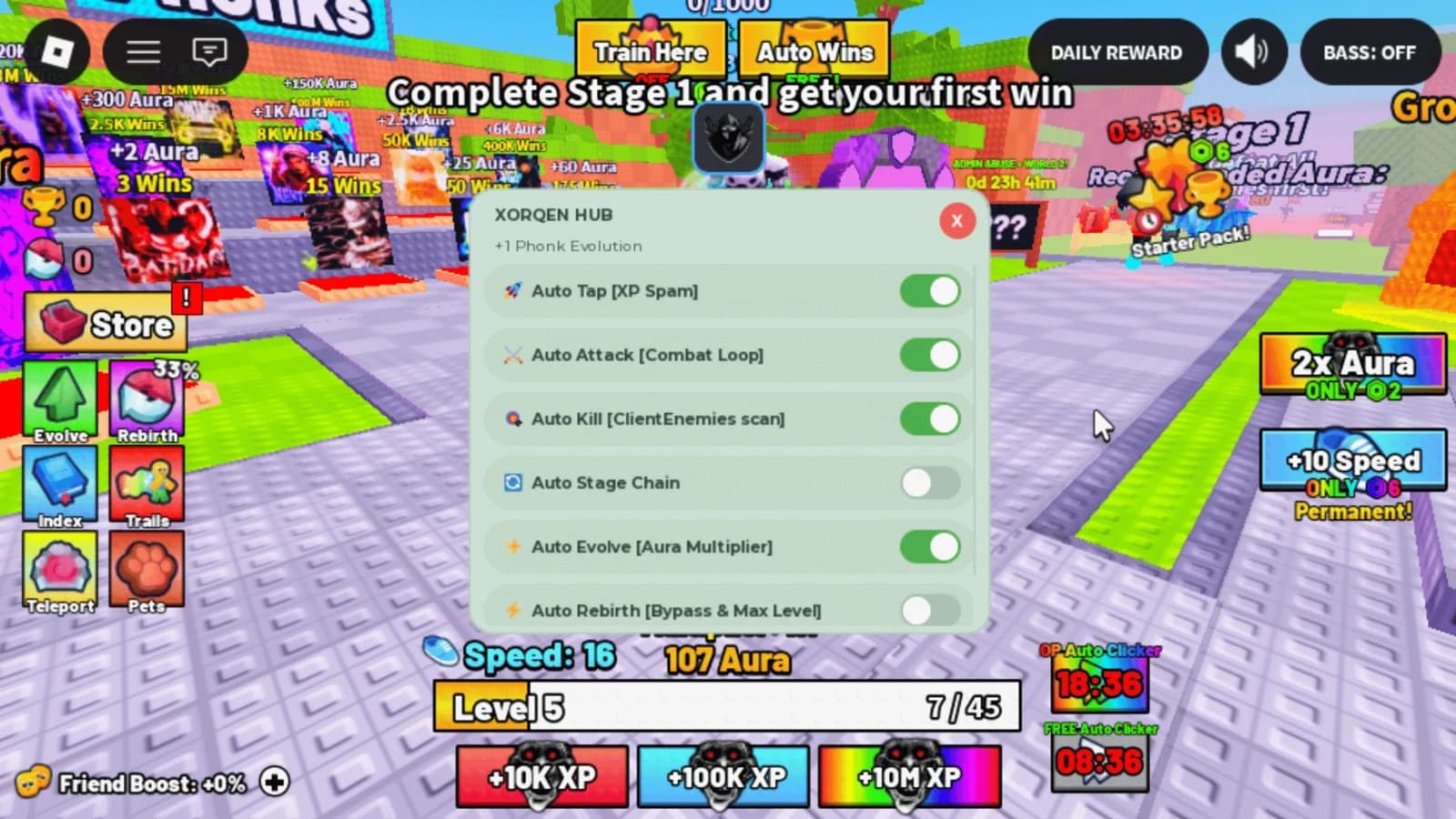 Auto Tap, Auto Attack, Auto Kill & More