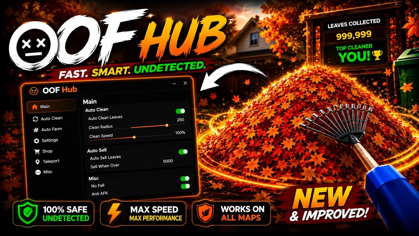 OOF Hub | Clean all the leaves! π