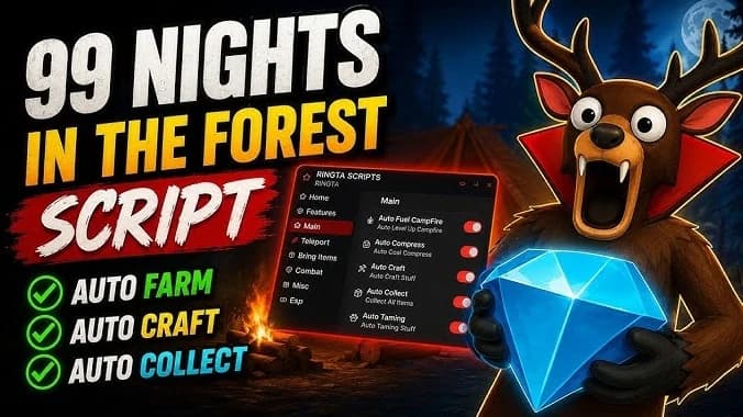 (OP) 99 Nights In The Forest Script!