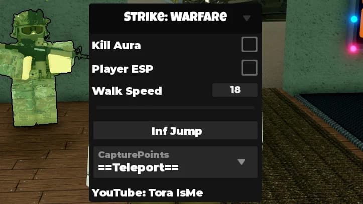 Cool script for Strike: Warfare on Kill Aura, Player ESP, Wa