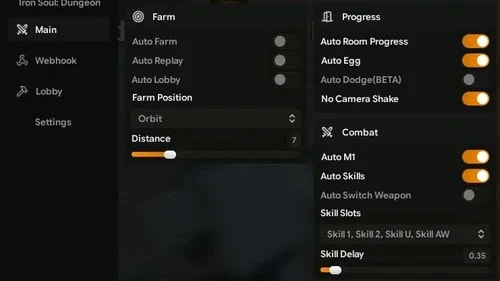 Iron Soul: Dungeon Scripts — Auto Farm, Dungeon & Mobile
