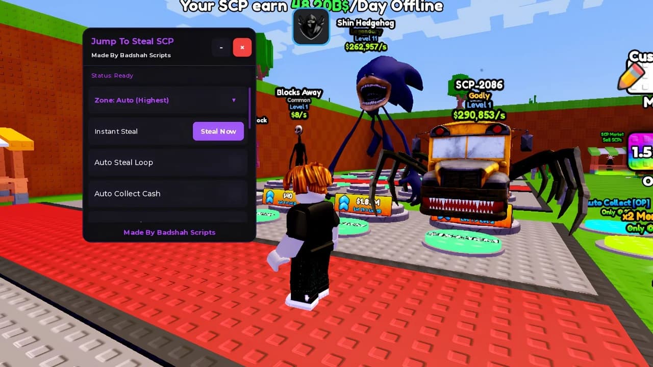 Auto Steal, Auto Upgarde, Auto Fram | OP Script