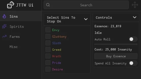 JTTW Ui (Ai Coded)