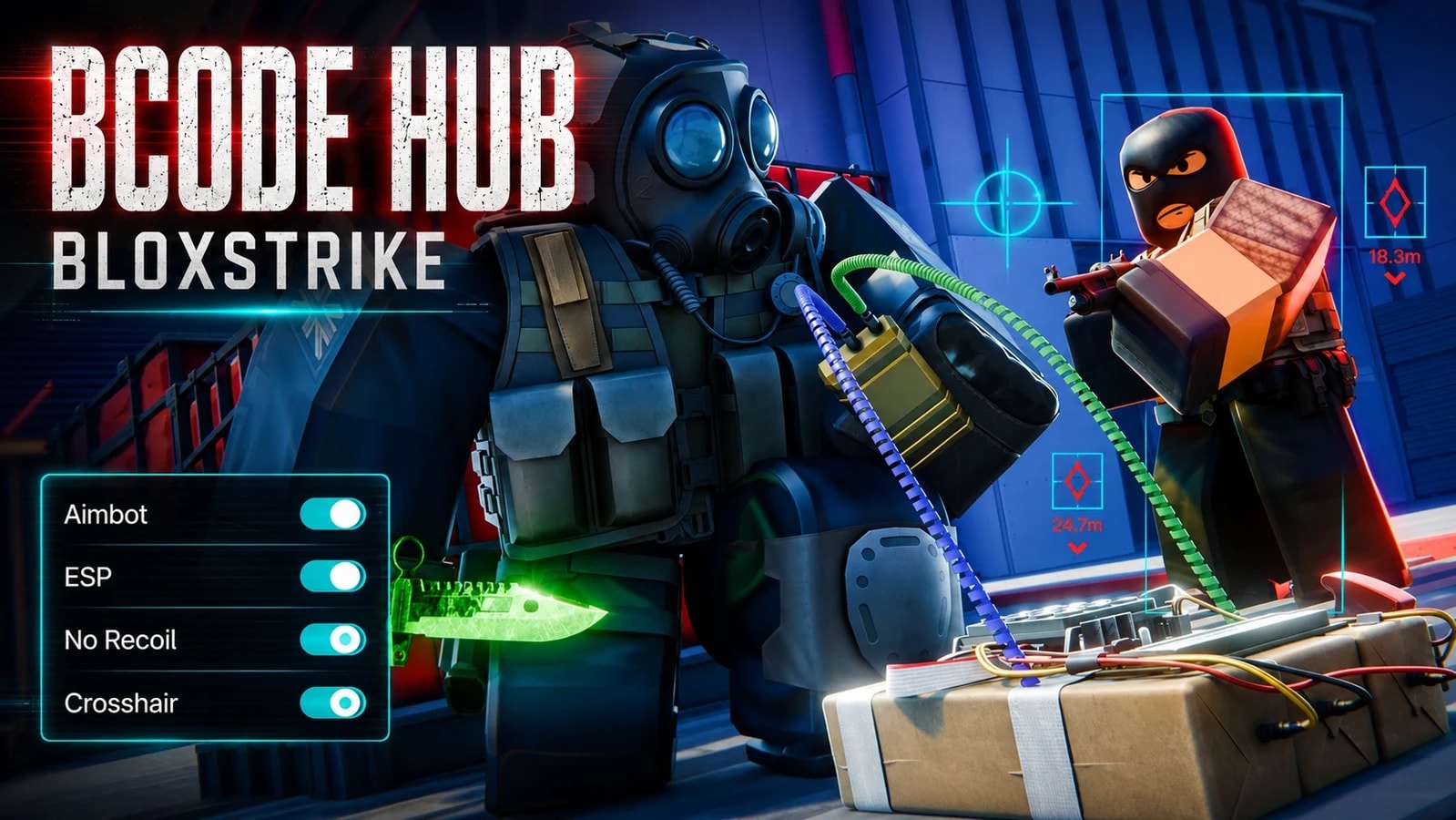 BCODE HUB - BloxStrike THE BEST SCRIPT WITH SILENT AIM AND..