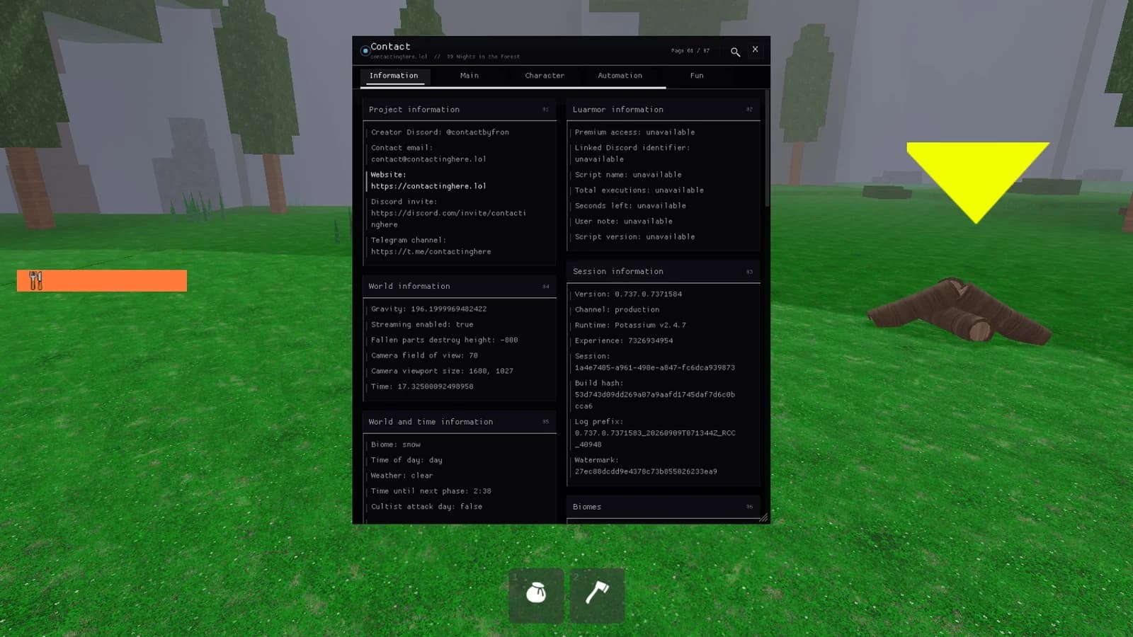 Contact - delete map, kick players, server-banplayers, more