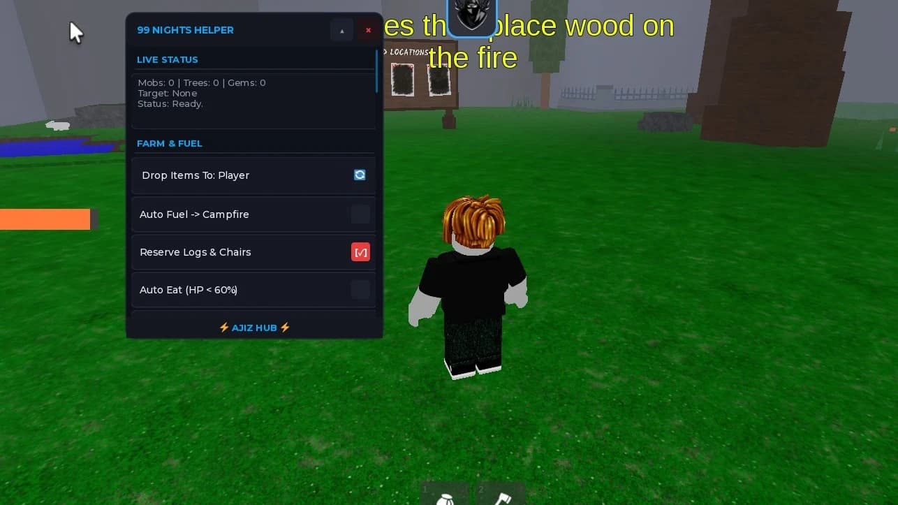 Bring Items, Teleport, ESP, Bring Food, Speed, Jump, & More