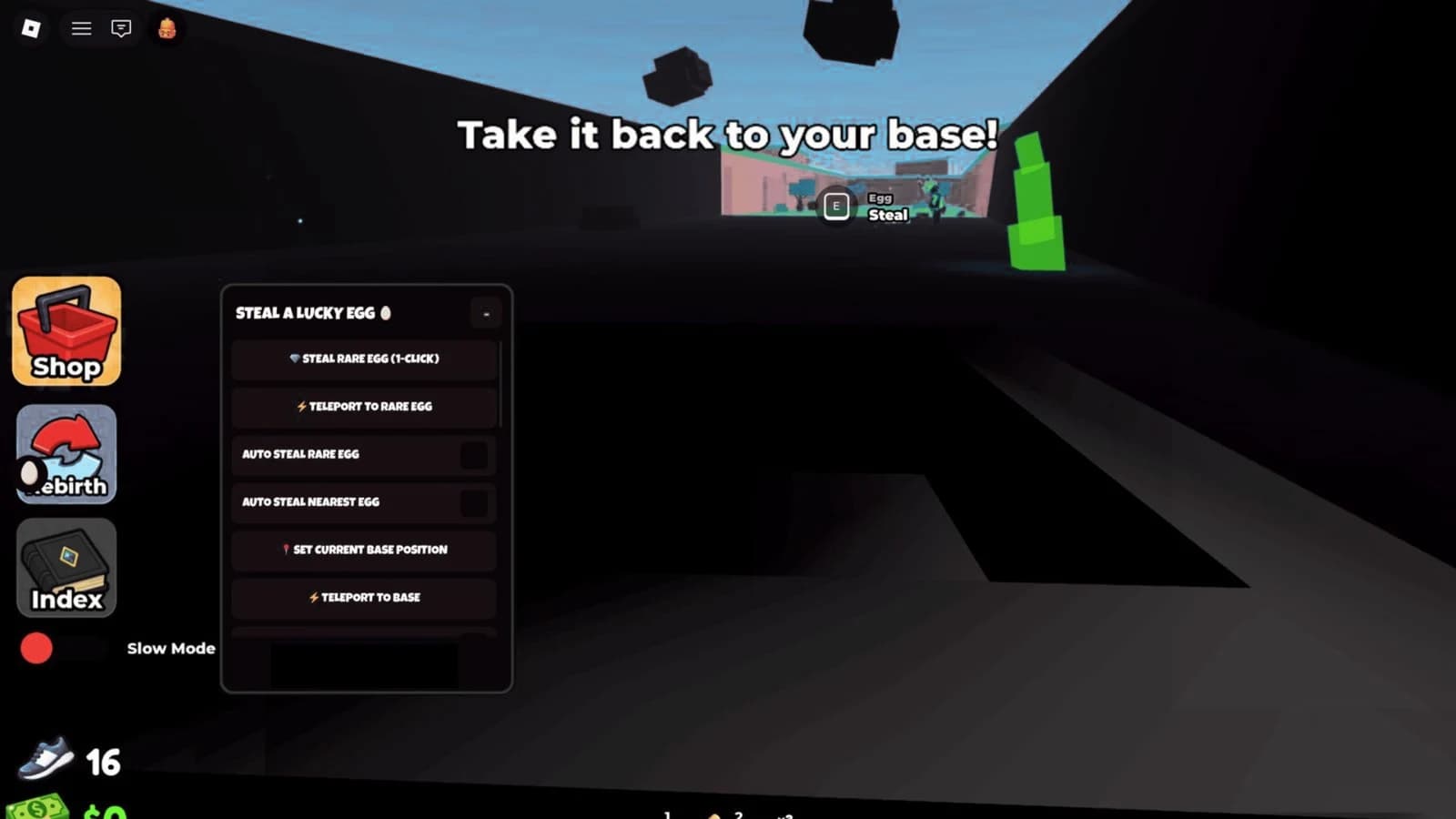 Auto Steal , Teleport to Base , Steal Rare and more