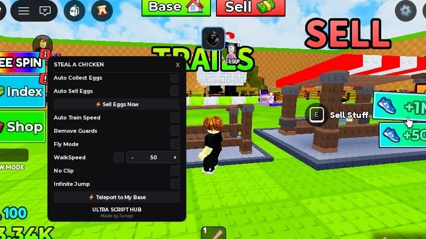 Auto Stael, Remove Guards, Auto Collect