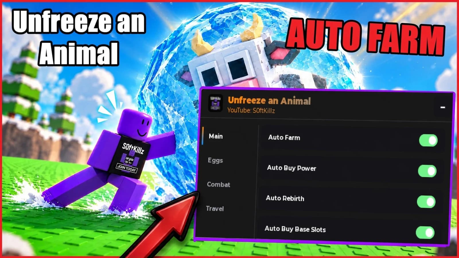 AUTO PUSH, AUTO FARM, REBIRTH, AUTO UPGRADES, ESP & more