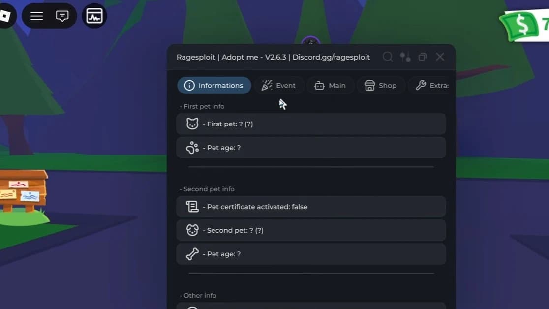 RageSploit | Auto Farm & Auto Hatch, Trade Helper, 50+ CMDS