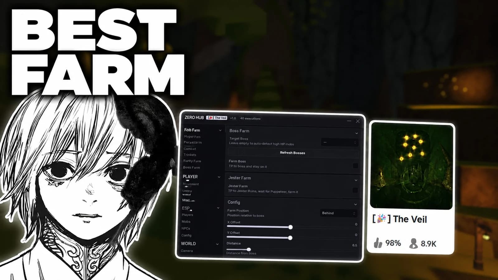 THE BEST * THE VEIL* FARM SCRIPT | ANTI CHEAT BYPASS OP