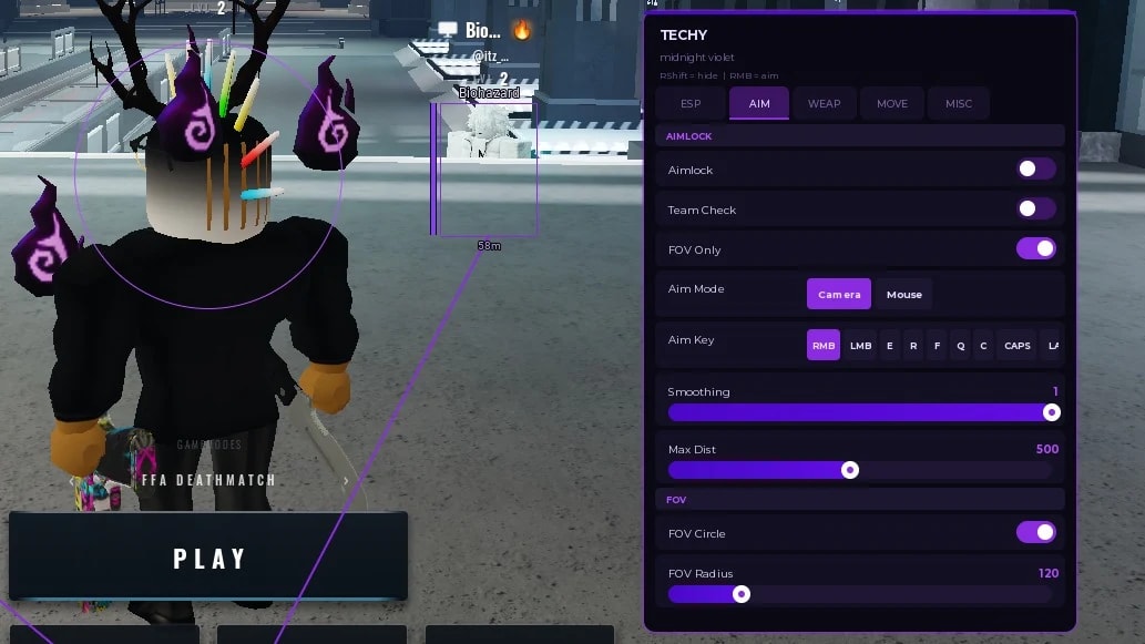 TECHY Aimbot and ESP