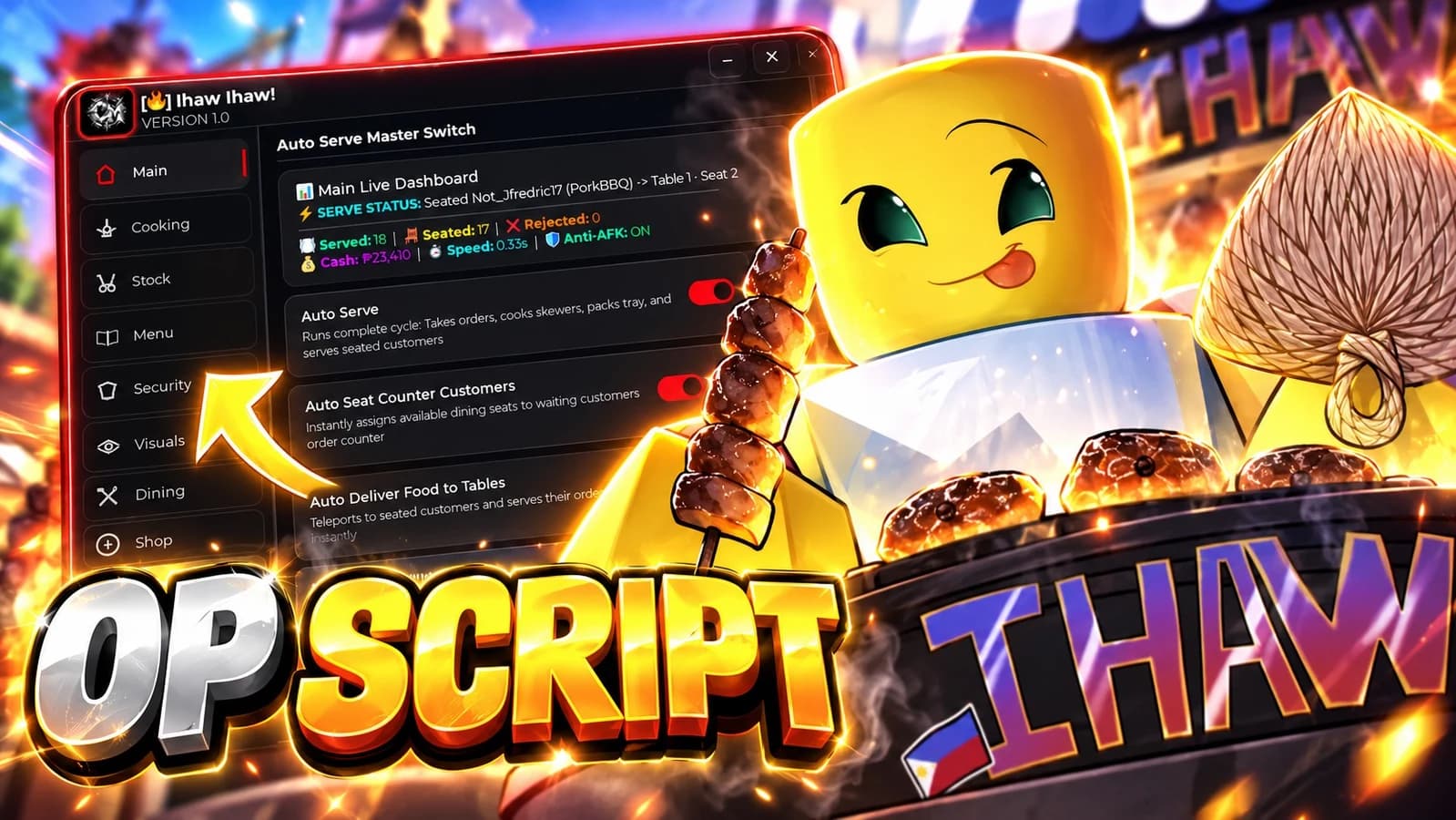 BEST SCRIPT IHAW IHAW FULL AUTO FARM + MORE