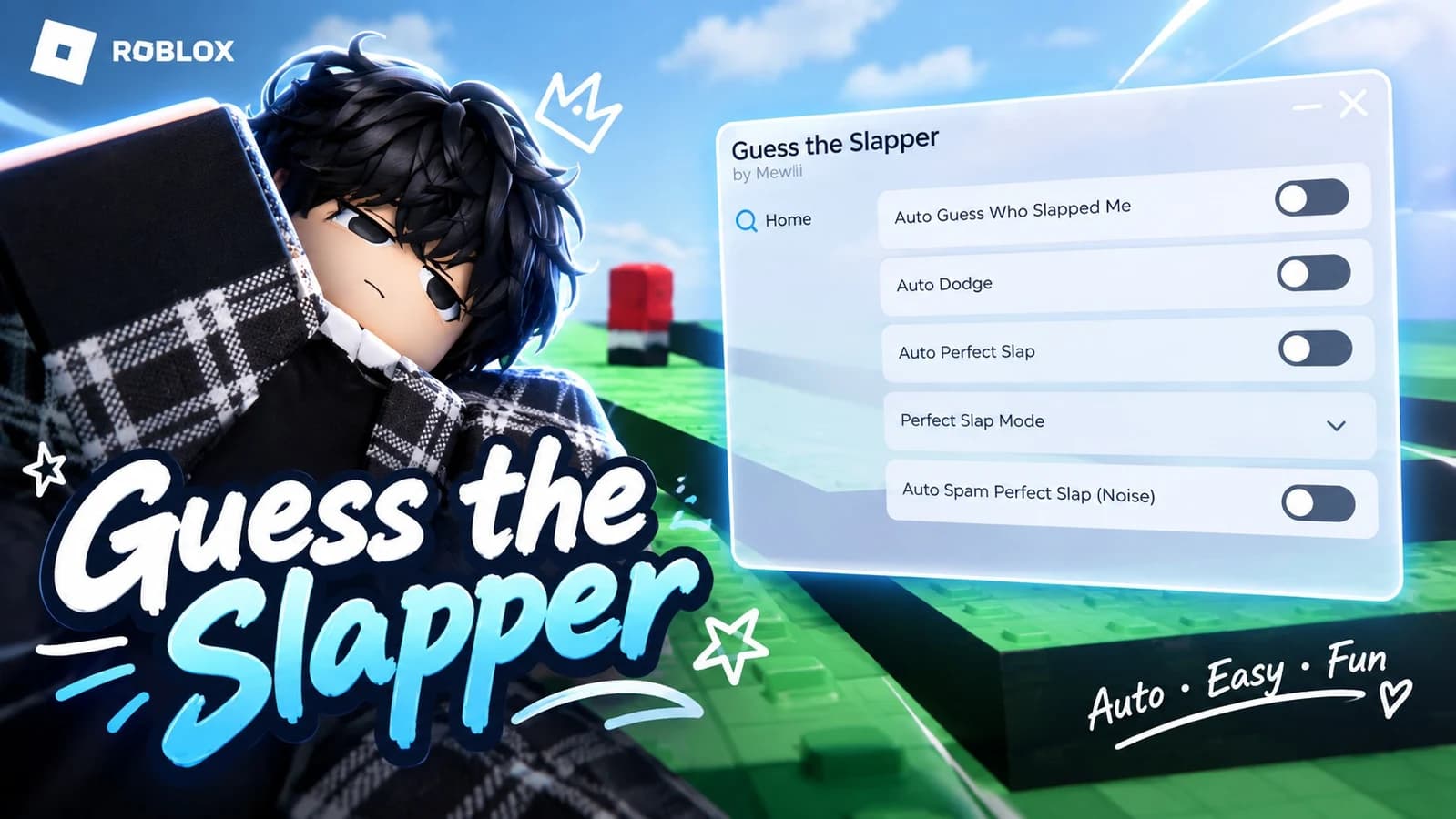 ⋆˚࿔ Auto Guess - Perfect Slap - Auto Dodge ┃Mewli ⋆˚࿔
