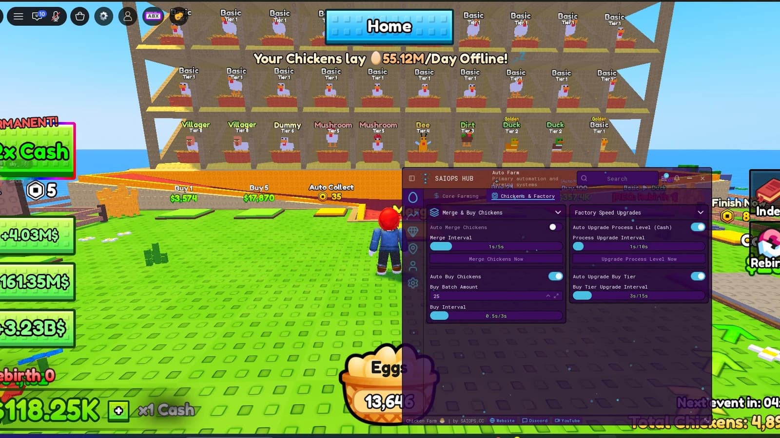 AUTO FARM | AUTO UPGRADE | AUTO COLLECT, SELL & MUCH MORE!!