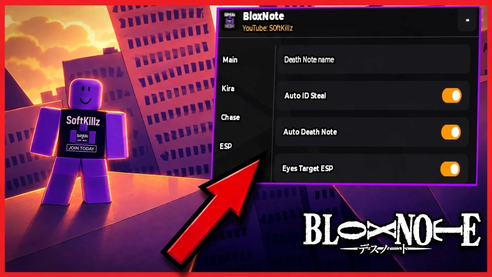 TASK TP, AUTO DEATH NOTE, ESP, AIMBOT, KIRA & more