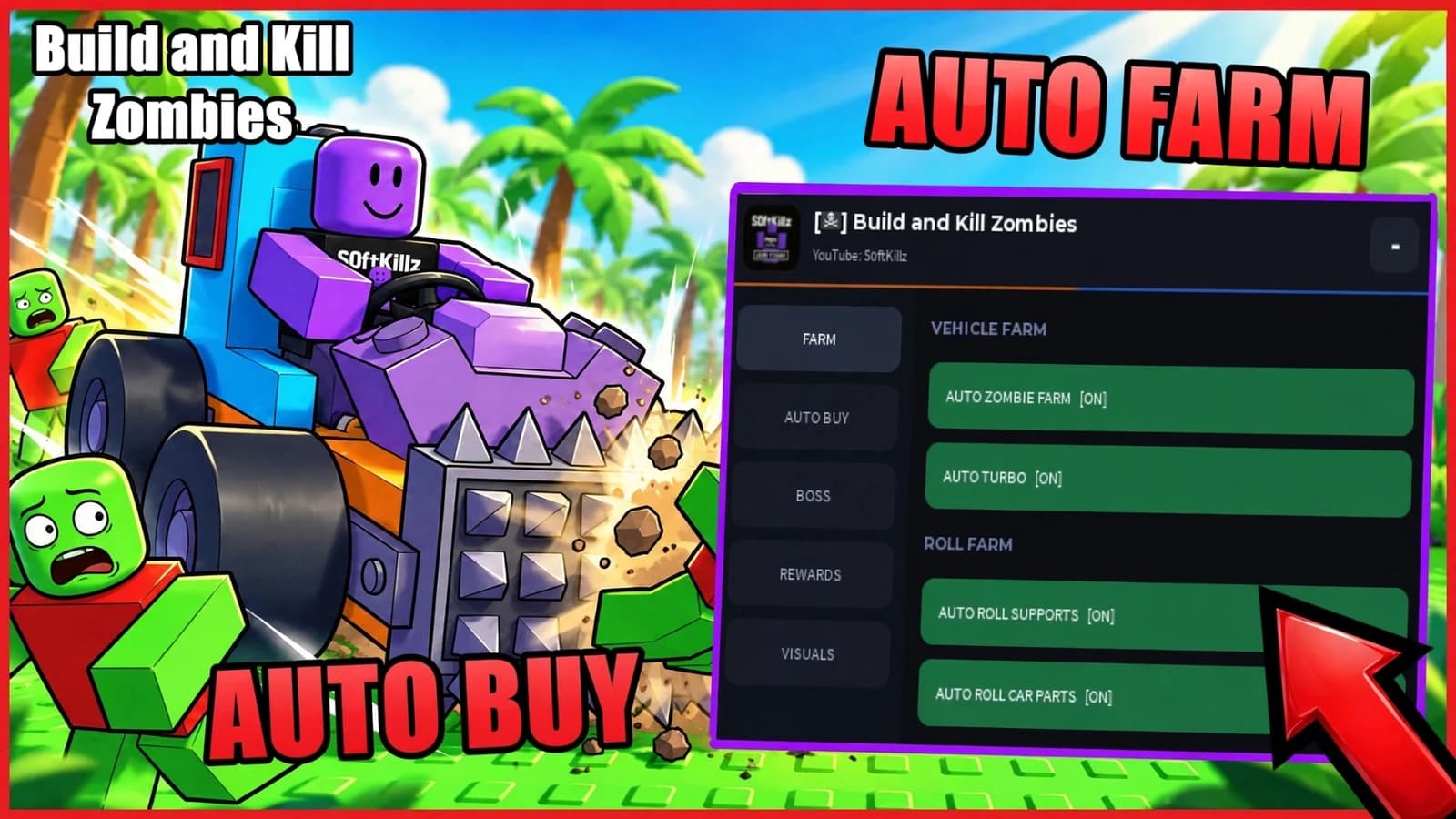 AUTO SKILL, AUTO BOSS, AUTO BUY, AUTO FARM, ESP & more