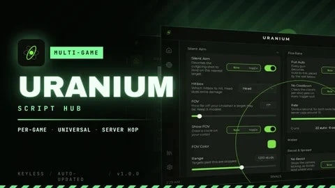 Uranium | Keyless Silent Aim, No Recoil, Firerate and more