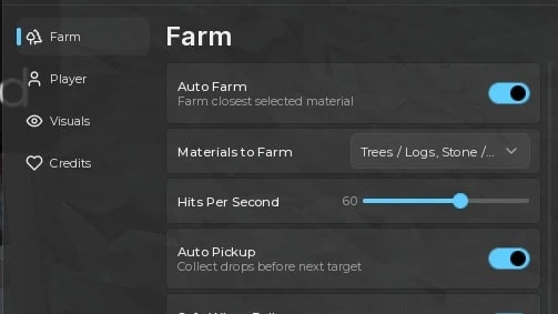 Auto farm, fly, ore esp & more V1.2(KEYLESS, OPEN-SOURCE)