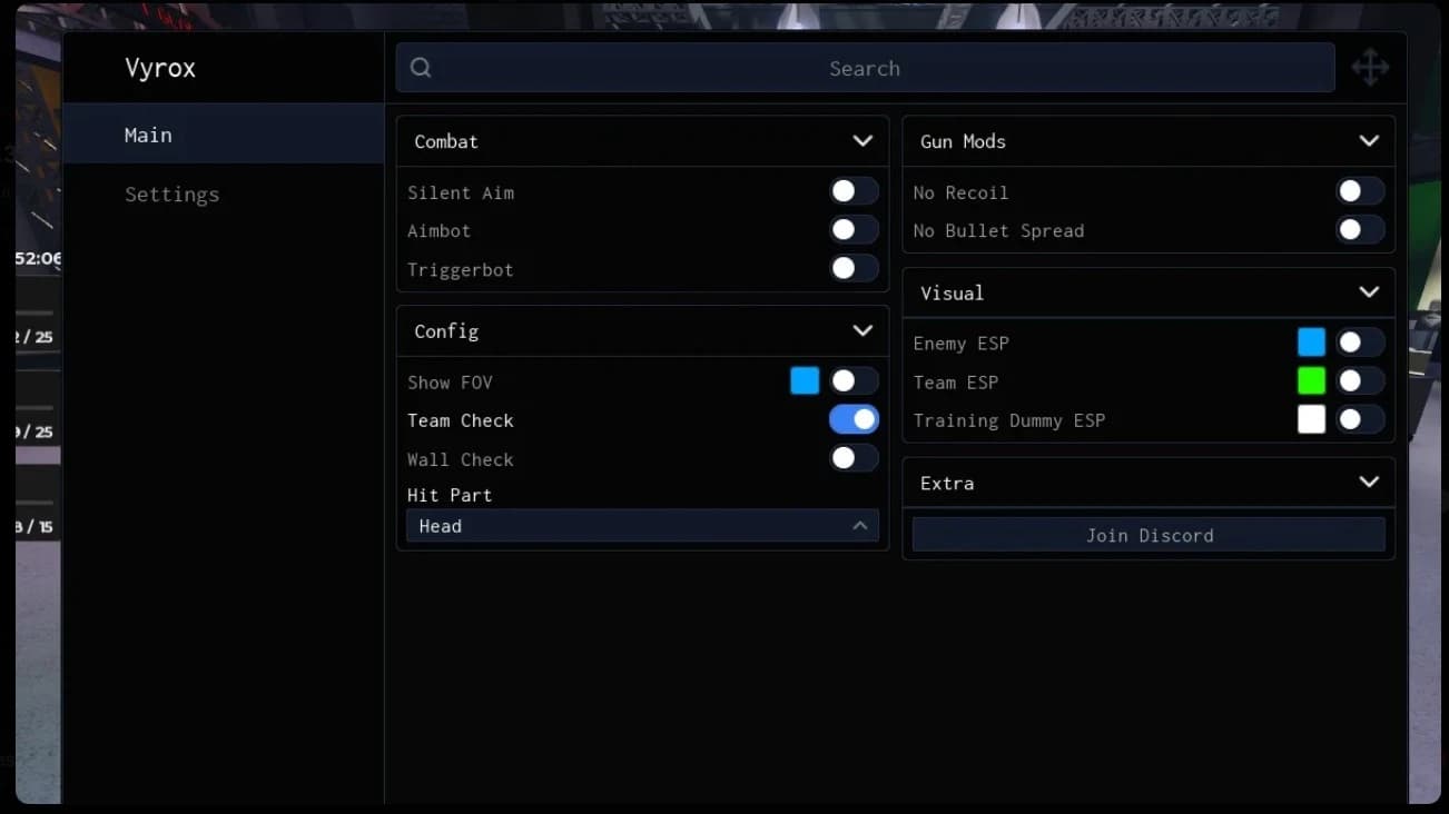 VYROX | KEYLESS | AIMBOT | SILENT AIM | GUN MODS | ESP