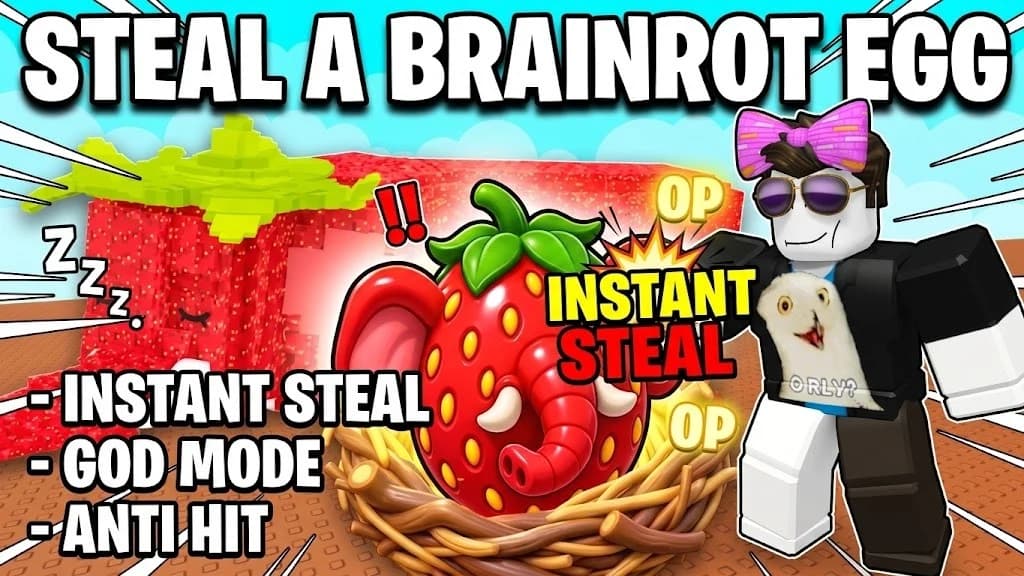 BEST Auto Steal Eggs | God Mode | Auto Hatch & Sell | Mobile