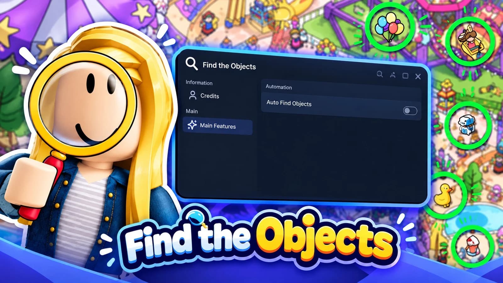 ⋆˚࿔ Auto Find The Objects┃Mewli ⋆˚࿔