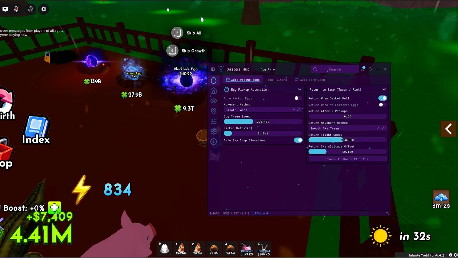 Auto EGG FARM | Auto Hatch | Auto Feed | & MUCH MORE!!