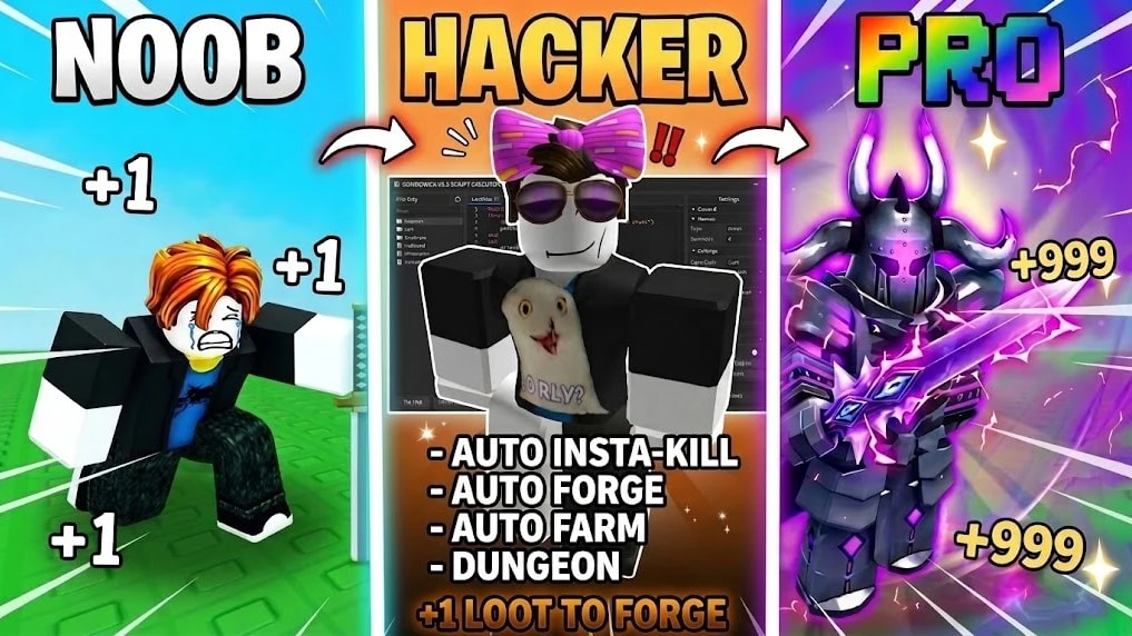 BEST Auto Insta-Kill | Auto Forge, Farm & Dungeon | Mobile