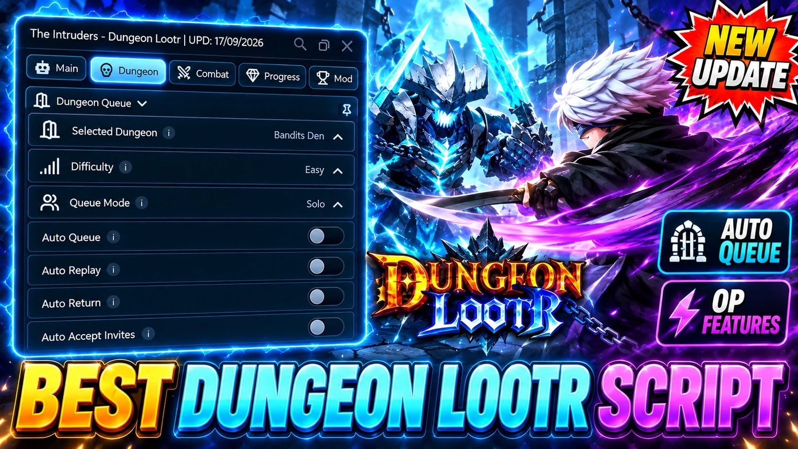 Auto Farm, Boss Rush, Raid, Loot & Auto Summon Hub