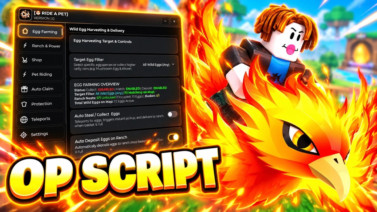 BEST SCRIPT TO AUTO COLLECT ALL BEST EGGS + AUTOUPGRADE+MORE