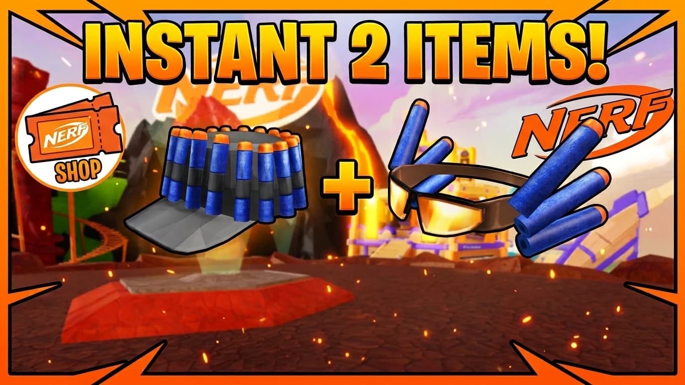 NERF ISLAND - INSTANT 2 FREE ITEMS