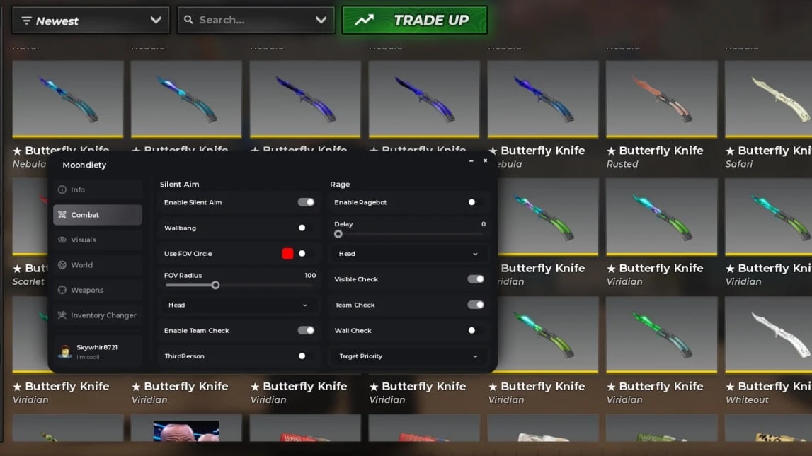 Bloxscript INVENTORY CHANGER , BEST RAGE&LEGIT, BEST SCRIPT