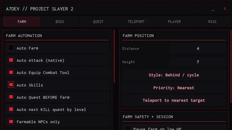 Slayer 2 strong script