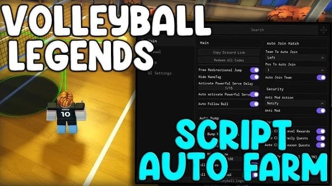 BEST | Volley Ball Legends Script | Very Overpowered!