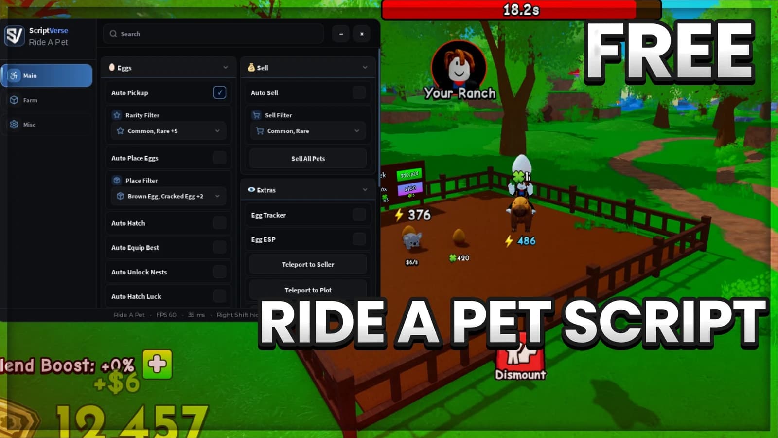 *OP* AUTO PICKUP / AUTO HATCH / AUTO SELL / EGG ESP