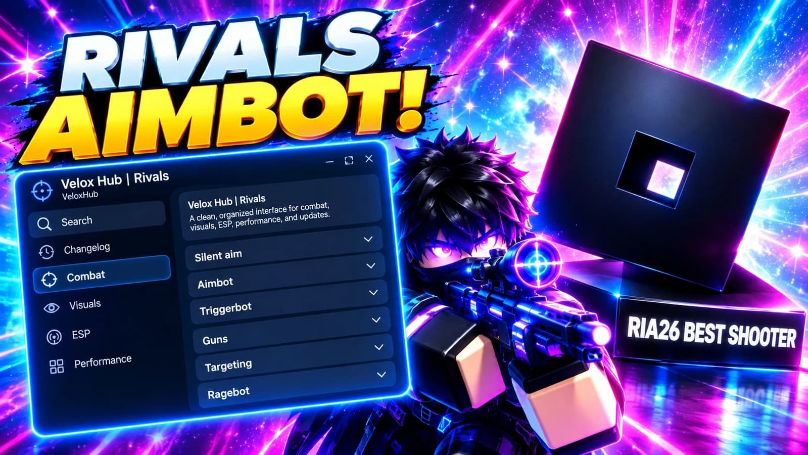 Aimbot, Silent Aim, ESP, Ragebot, Visuals & FPS Boost