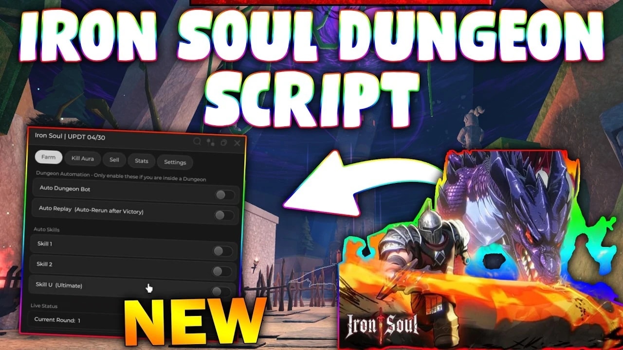NEW Best Iron Soul Dungeon Script