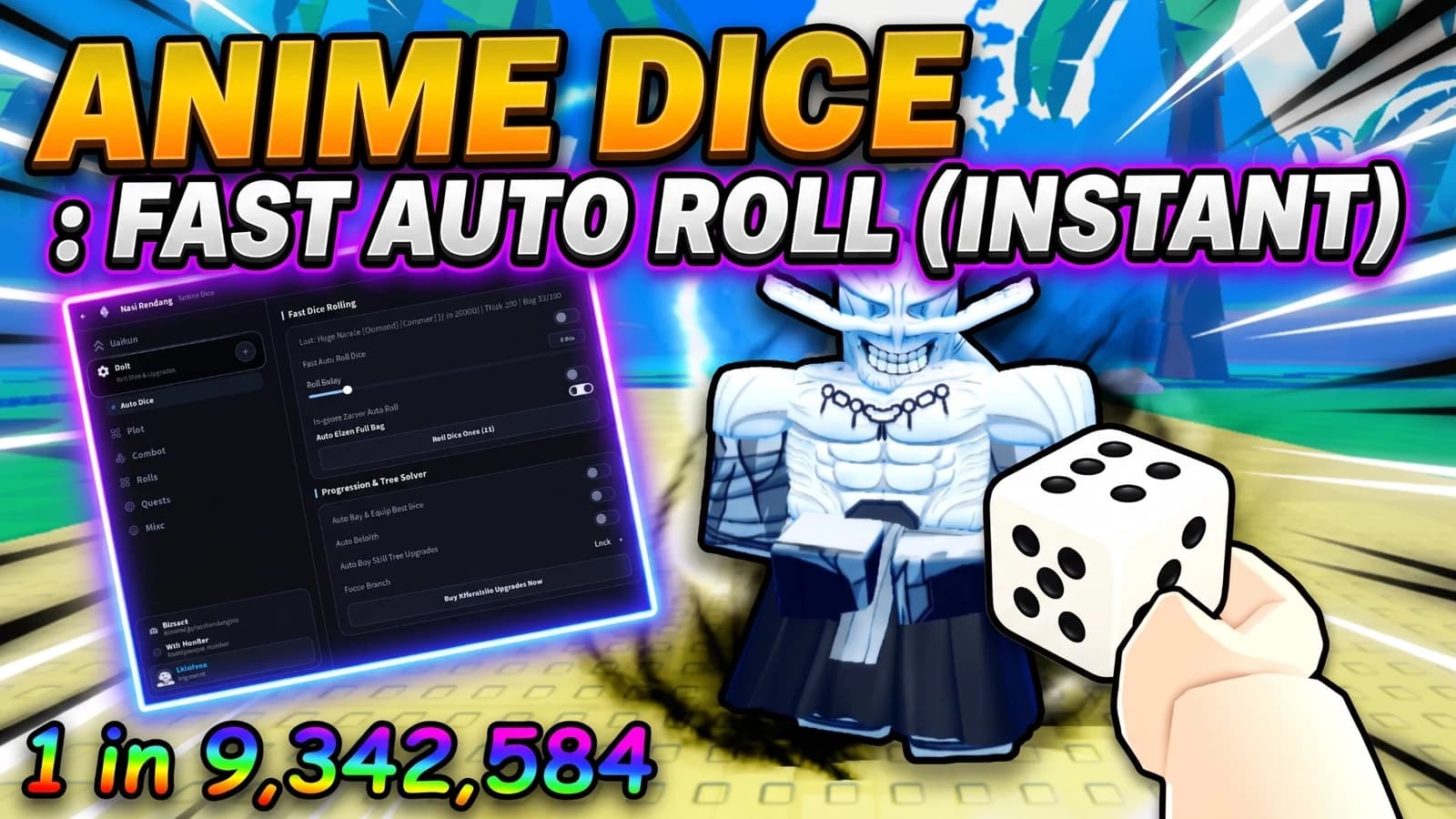 ANIME DICE :FAST AUTO ROLL (INSTANT)