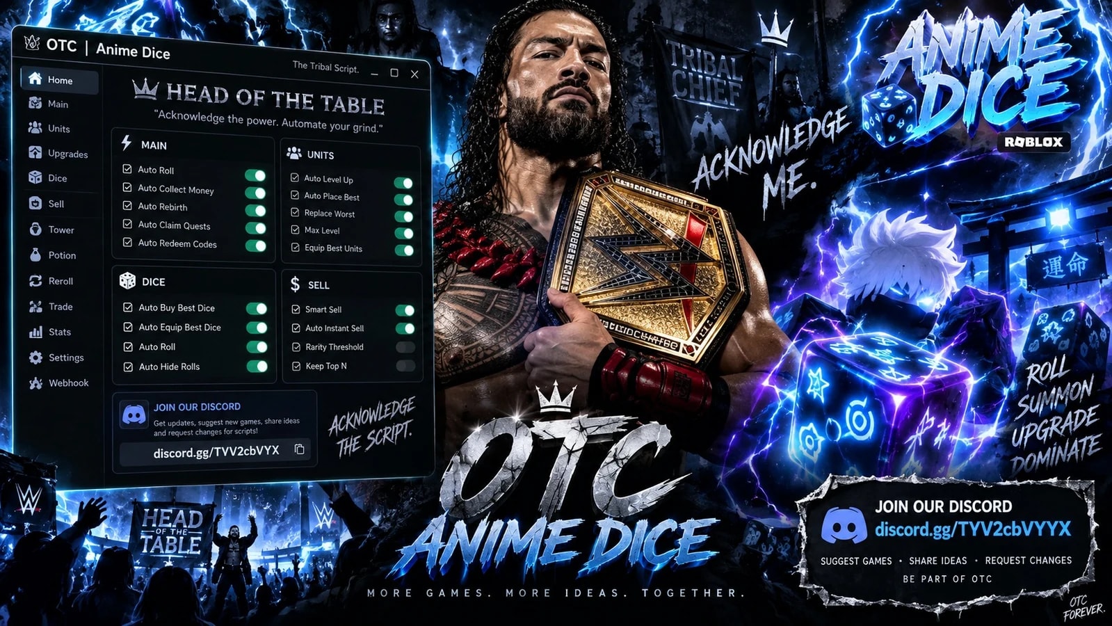 OTC Script | Anime Dice