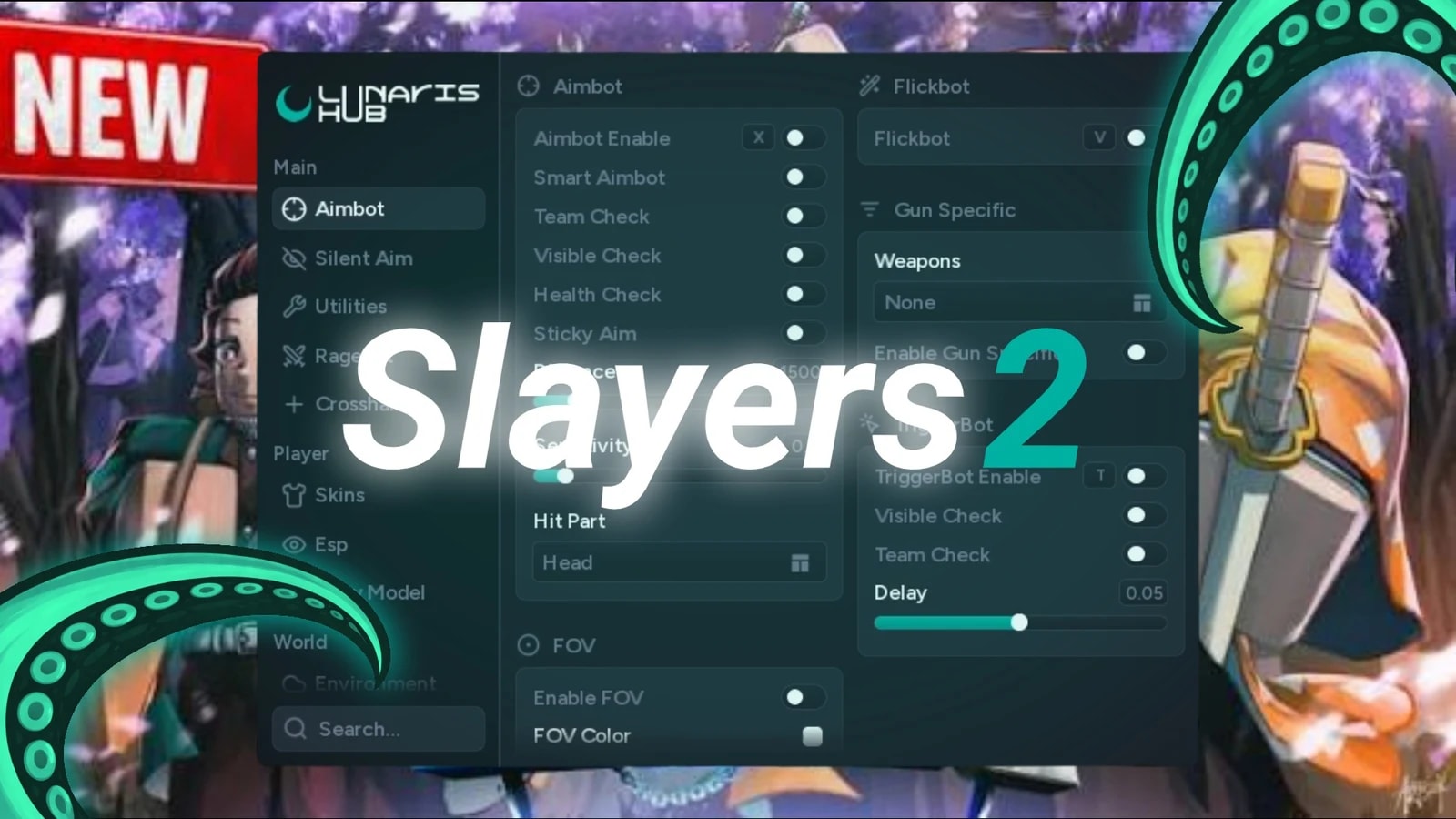 Slayers 2 Script | Lunaris Hub