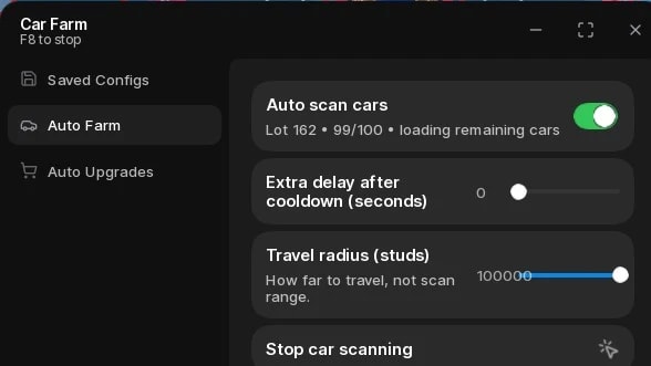 full-autofarm that scales with upgrades (KEYLESS)