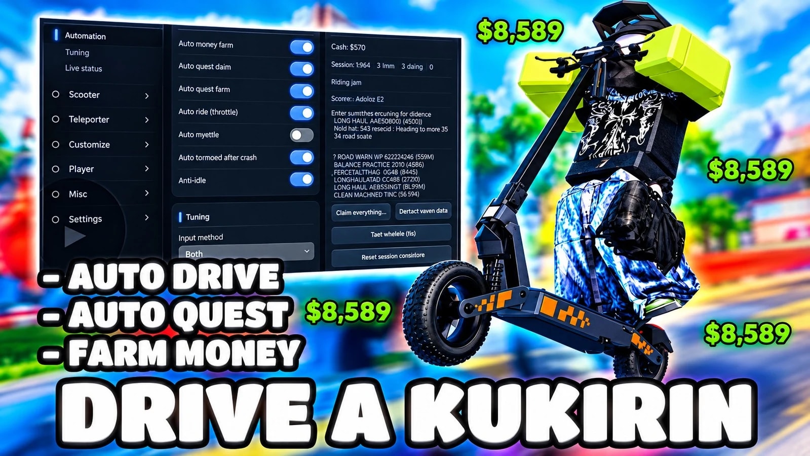 Drive A Kukirin Script! | Super OP!