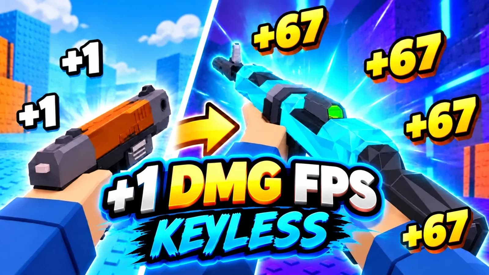 Auto Farm Auto Rebirth Auto Win Keyless +1 DMG FPS