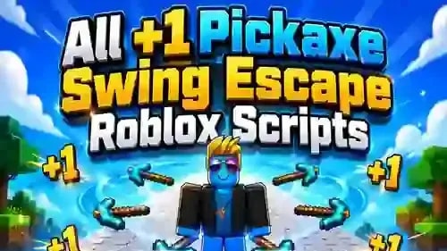 +1 Pickaxe Swing Escape Scripts - No Key